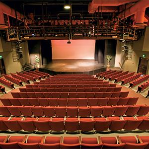 Stage and seating of Pascal Center for the Performing Arts.